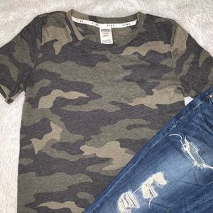 Victoria’s Secret PINK Camo T-Shirt